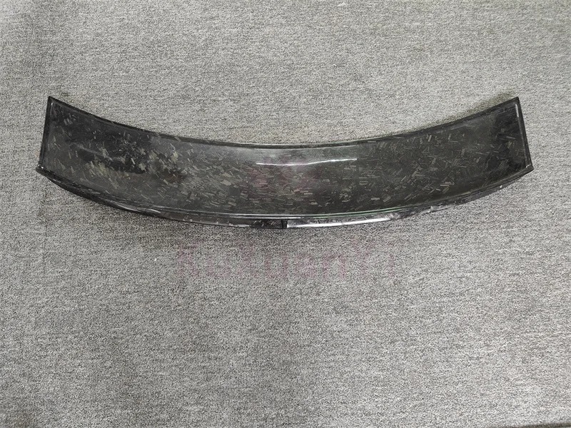 Forged Carbon Fiber M-style Rear Spoiler Duck Wing for  Taycan Body Kit Front Bumper Edge Rear Diffuser